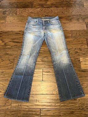 7 For All Mankind Flare Mid Rise Size 28